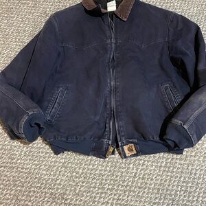 Carhartt Santa Fe Jacket – Vintage Workwear – Corduroy Collar J14 MDT XL Reg